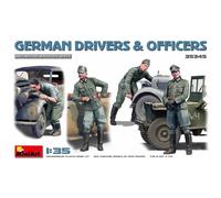 German Drivers & Officersmaquette Figurine German Drivers & Officers Miniart 353