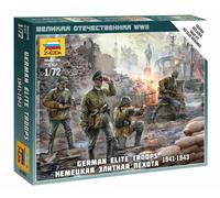 German Elite Troops 1941/1943 Plastique Kit 1:72 Model Zvezda