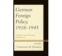 German Foreign Policy, 1918-1945