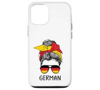 German Girl German Heritage Germany Flag Coque pour iPhone 12/12 Pro