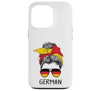 German Girl German Heritage Germany Flag Coque pour iPhone 13 Pro