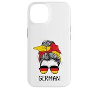 German Girl German Heritage Germany Flag Coque pour iPhone 14