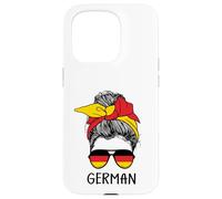 German Girl German Heritage Germany Flag Coque pour iPhone 15 Pro