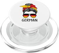 German Girl German Heritage Germany Flag PopSockets PopGrip pour MagSafe