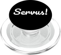 German Greeting Servus for Southern Germans and Austrians PopSockets PopGrip pour MagSafe