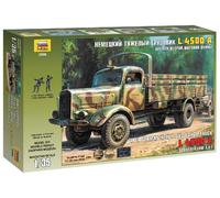 German Heavy Cargo Camion L4500a 1:3 5 Plastique Model Kit Zvezda