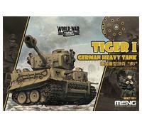 Unbekannt Meng Modèle WWT-001 - Char Lourd Allemand Tiger I Guerre Mondiale Toon