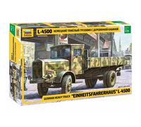 Zvezda Maquette Camion Mercedes L4500 Einheitskabine – Échelle 1:35 – Réf. 3647