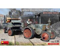 German Industrial Tractor D8511 Mod. 1936 W / Cargo Remorque 1:3 5 Plastique Kit