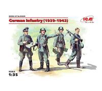 German Infantry (1939-1942) (4 Figures)maquette Figurine German Infantry (1939-1