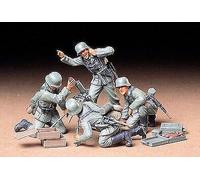 German Infantry Mortar Team 1:3 5 Figurine Plastique Model Kit Tamiya