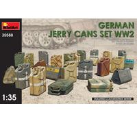 German Jerry Cans Set WW2 WWII Diorama Accessoires 1:3 5 Plastique Model Kit