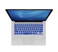 German Keyboard Cover - Housse de Clavier Allemand de qualité et de Vitesse - Doux et Confortable à Toucher - Parfaitement adapté pour Le MacBook Pro Late 2016+ Bleu foncé