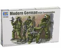 German Ksk Bundeshwehr (Commandos) Figurine Plastique Kit 1:3 5 Model Trumpeter