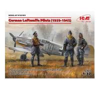 ICM 32101 Maquette figurines Pilotes de la Luftwaffe (1939-1945) 3 figurines 1:32