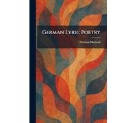 German Lyric Poetry