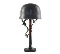 German M38 Paratrooper Casque en acier avec doublure WW2 réplique du casque Zib Miltec