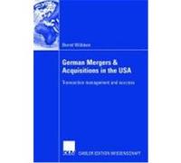 German Mergers and Acquisitions in the USA W bben, Bernd (Auteur)