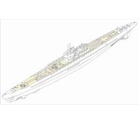 HobbyBoss Maquette sous-marine DKM Type IXC U-Boat 1:350 HBB83508
