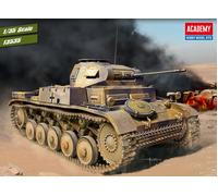 German Panzer II Ausf.f North Afrique Tank 1:3 5 Plastique Model Kit Academy