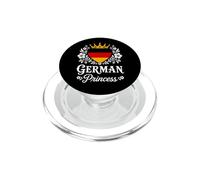 German Princess Germany Flag Proud German Girl PopSockets PopGrip pour MagSafe
