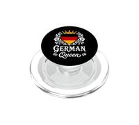 German Queen Germany Flag Proud German Woman PopSockets PopGrip pour MagSafe