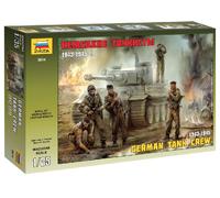 German Réservoir Crew WWII Late 1:3 5 Figurine Plastique Model Kit Zvezda