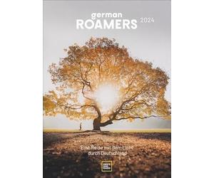 German Roamers Calendrier 2024 avec les plus belles photos du collectif Outdoor Calendrier mural photo avec photos de paysages de toute l'Allemagne Format 58 x 39 cm
