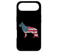German Shepherd American Flag 4th of July Funny Dog Lover Coque pour iPhone Air