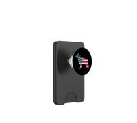 German Shepherd American Flag 4th of July Funny Dog Lover PopSockets PopWallet pour MagSafe