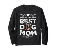 German Shepherd Best Dog Mom Dogs Lovers Funny Mothers Day Manche Longue