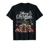 German Shepherd Christmas Tree Decorations Dog Lover Xmas T-Shirt
