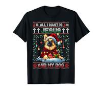 German Shepherd Christmas Tree Decorations Dog Lover Xmas T-Shirt