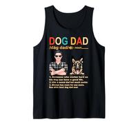 German Shepherd Dog Dad Definition Funny Fathers Day Débardeur