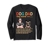 German Shepherd Dog Dad Definition Funny Fathers Day Manche Longue