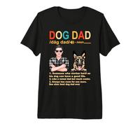 German Shepherd Dog Dad Definition Funny Fathers Day T-Shirt Haut de Gamme