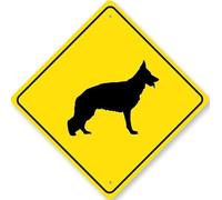 German Shepherd Dog Diamond Sign