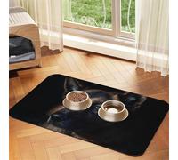 German Shepherd Dog,Waterproof Pet Feeding Mat,PU Leather Placemats for Cat Dog Water Bowl,Food Mats,40x60cm
