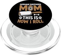 German Shepherd Mom This is How I Roll PopSockets PopGrip pour MagSafe