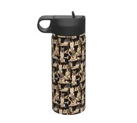 German Shepherd Printing Camping Randonnée Hydratation Cantines Anti-fuite Isolation sous vide Acier inoxydable 532 ml