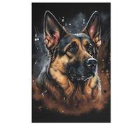 German Shepherd Puzzle De 1000 Pièces pour Adultes, Adolescents Et EnfFourmis Puzzles, Décompression Intellectuelle, Jeu Familial Amusant 78×53cm