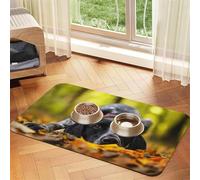 German Shorthaired Pointer Autumn Pets Dogs,Waterproof Pet Feeding Mat,PU Leather Placemats for Cat Dog Water Bowl,Food Mats,30x45cm