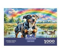 German Shorthaired Pointer Puzzle 1000 Pièces Cadeau Unique Jeu Éducatif Challenge Toy À De Qualité Supérieure Peinture Art pour Adultes Et Enfants À Partir De 14 Ans 70x50cm/1000pcs