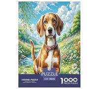 German Shorthaired Pointer Puzzle 1000 Pièces Cadeau Unique Jeu Éducatif Défi Jouet À De Qualité Supérieure Peinture Art pour Adultes Et Enfants À Partir De 12 Ans 38x26cm/1000pcs