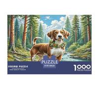 German Shorthaired Pointer Puzzle 1000 Pièces Educa Jouet en Bois Cadeau Unique De l'art De La Décoration Jeu Éducatif Challenge Toy pour Adultes Et Enfants À Partir De 12 Ans 38x26cm/1000pcs