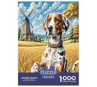 German Shorthaired Pointer Puzzle 1000 Pièces Educa Jouet en Bois Divertissement Créatif Décoration Intérieure Jeu Éducatif Challenge Toy Adultes & Enfants des 14 Ans 70x50cm/1000pcs