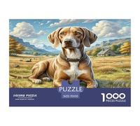 German Shorthaired Pointer Puzzle 1000 Pièces Educa Jouet en Bois Divertissement Créatif Décoration Intérieure Jeu Éducatif Challenge Toy Adultes & Enfants des 14 Ans 70x50cm/1000pcs
