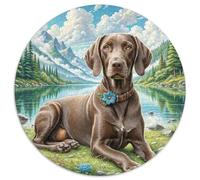 German Shorthaired Pointer Puzzle 1000 Pièces Educa Jouet en Bois Jeu D'Intelligence Décoration Intérieure Jeu Éducatif Challenge Toy Adultes Et Enfants À Partir De 14 Ans 1000pcs (67.5x67.5cm)