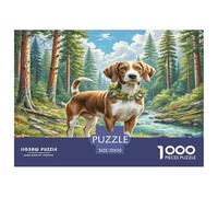 German Shorthaired Pointer Puzzles 1000 Pièces Cadeau Unique Jeu Éducatif Challenge Toy À De Qualité Supérieure Peinture Art pour Adultes Enfants 70x50cm/1000pcs