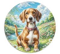 German Shorthaired Pointer Puzzles 1000 Pièces Cadeau Unique Jeu Éducatif Défi Jouet À De Qualité Supérieure Peinture Art pour Adultes Et Enfants À Partir De 12 Ans 1000pcs (67.5x67.5cm)